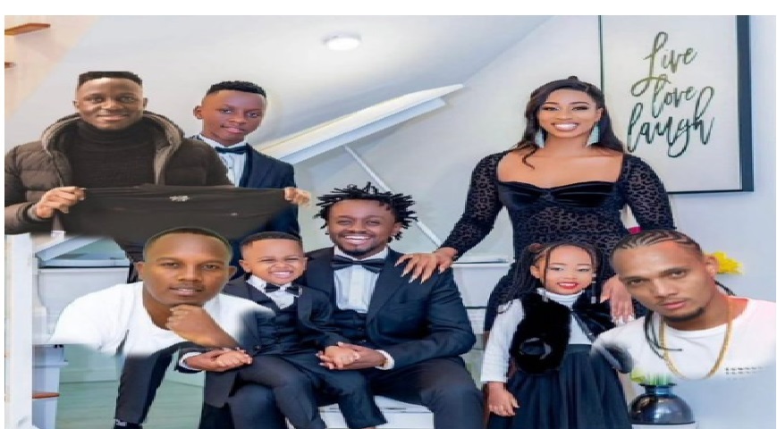 Bahati's Doctored Family Photo